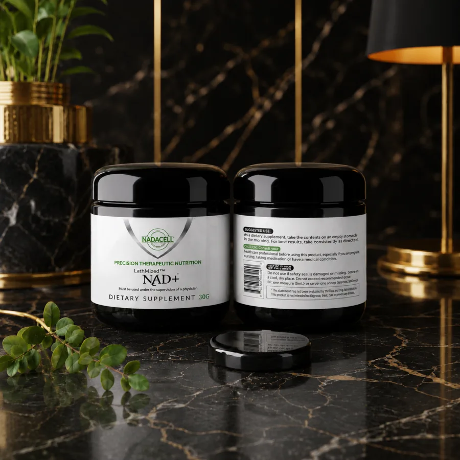 LathMized NAD+ Powder — 30g advanced NAD+ powder format